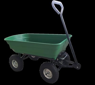 China Tools Garden Dump Cart Foldable Four Wheel Plastic Trolley Cart for sale