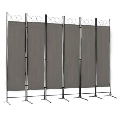 China CLASSIC Six Fold Screen Room Dividers Divide Fashion Indoor Outdoor Modern Simple Dividers for sale