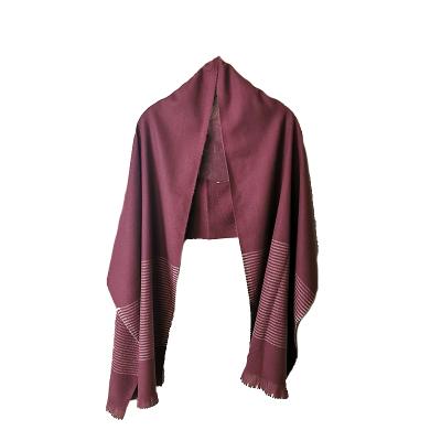 China Latest Desirable Polyester Winter Scarf Fashions Scarf Long Pure Color for sale