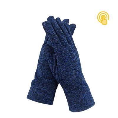 China Daily Life Fleece Gloves Winter Popular Fashion Warm Men Sport Glove With Touch Screen Fingers for sale