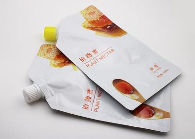 China Plastic Liquid Spout Bags With Pour Spout For Fresh Juice Drink Packing for sale