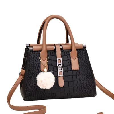 China Multifunctional Large Capacity Handbags Fashionable Elegant Fashion Ladies Leather Women's Handbag Shoulder Bag for sale