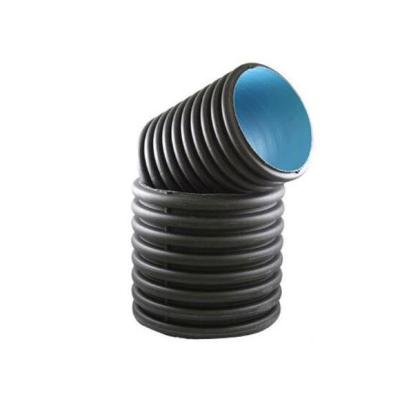 China Corrosion Resistant Corrugated HDPE Pipe 200mm Sewage Drain Price for sale