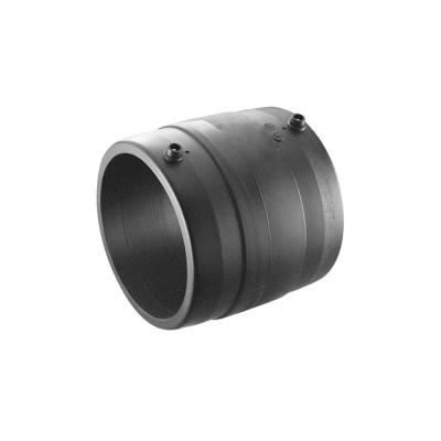 China Electro Fusion Pipe HDPE Couplings Corrosion Resistant SDR11 SDR17 Pn10 Pn16 Pe Welded Coupling for sale