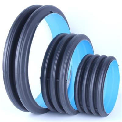 China China Factory Corrosion Resistant HDPE Double-wall Bellows DN200-DN800 Corrugated Plastic Drainage Pipe for sale