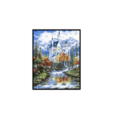 China High Quality CLASSIC Diy Oil Cheap Landscape Painting For Living Room Decoration for sale