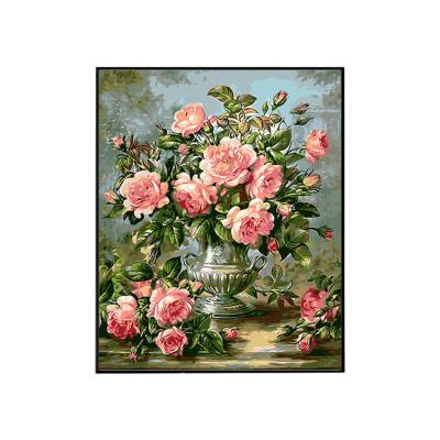 China Hot Selling CLASSIC and High Quality Decoration of Art Canvas Flower Plant Oil Painting for sale