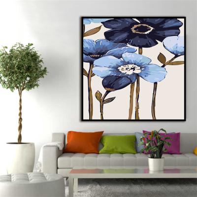 China CLASSIC Chinese Manufacturer Flower Canvas Oil Painting Living Room Decoration for sale