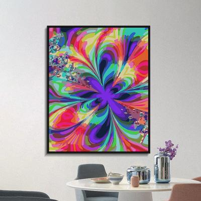 China Wholesale CLASSIC Handmade Modern Large Decorative Framed Abstract Oil Paintings For Home Wall Decoration Art for sale