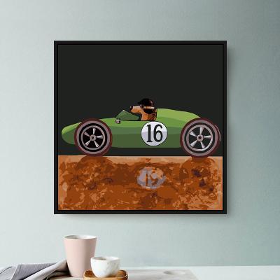 China CLASSIC Hot Selling High Quality Canvas Painting Simple Modern Car Cartoon Digital Painting By Numbers Handmade Oil Painting for sale