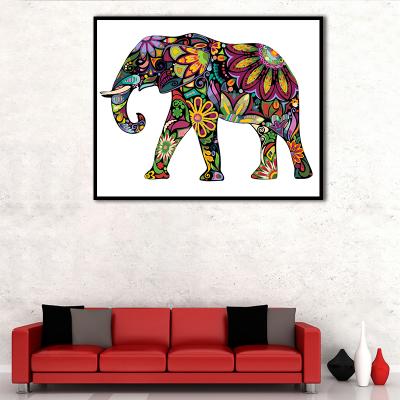 China CLASSIC Colorful Animals Subtract Painting Diy Digital Painting By Numbers Modern Art Picture For Home Wall Artwork for sale