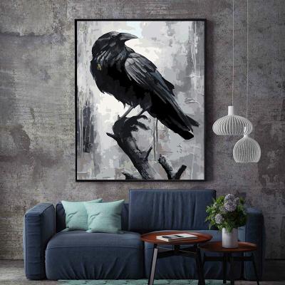 China Large CLASSIC Animal Oil Painting Painted On Canvas For Living Room Wall Art Bedroom Wall Painting for sale