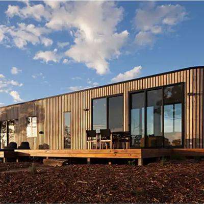 China Mid-Century Modern Adopt latest scientific research technology furnished cabin homes villa house 40ft container luxury villa for sale