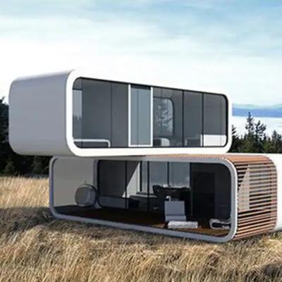 China Mid-Century Modern Upgrade professional technology luxury container house 2 bedroom villa casa container dobravel hotel villa for sale