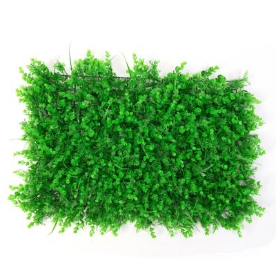 China Factory discount price environment friendly and durable 40*60cm artificial plant wall grass plant greening decorative wall for sale