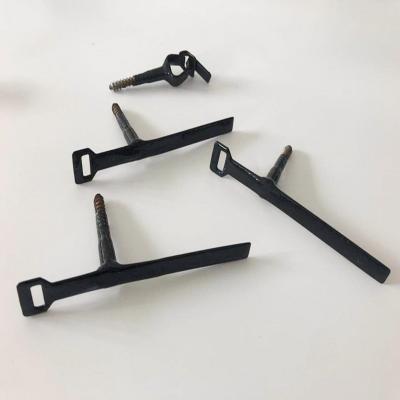 China A3 Insulation Steel Fixed Cable Tie Strap With Screw for sale