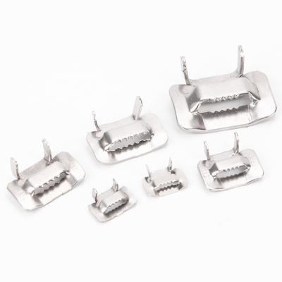 China 100PCS/Bag 12.7mm Width Anti-Corrosion Heavy Duty Ear-Lokt Band Buckle for sale