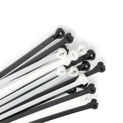 China Tensile Strength Nylon Cable Tie With Stainless Steel Inlay for sale