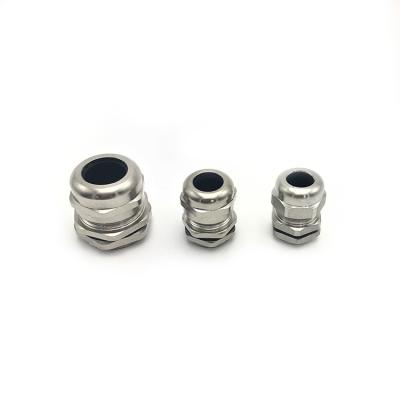 China IP68 Waterproof Metal Cable Gland Brass Connectors Cable Plug Part Seal Firmly for sale