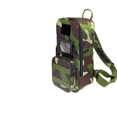 China Double Strips Bugle Drop Proof Backpack Waterproof Promotional Anti-skid Bugle Backpack for sale