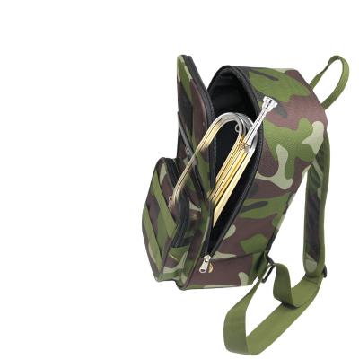 China Multi-pocket design waterproof unique bugle backpack portable bugle backpack for sale