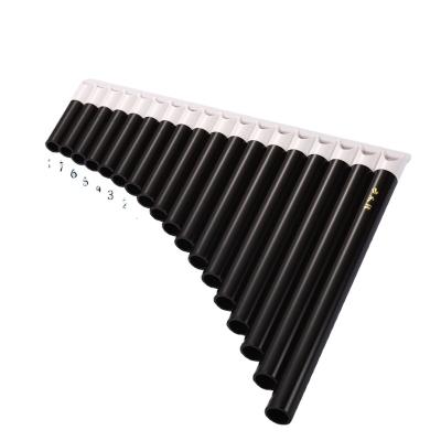 China Durable 18-tube spring C-key panpipe wind instrument consists of 18 ABS tubes for sale