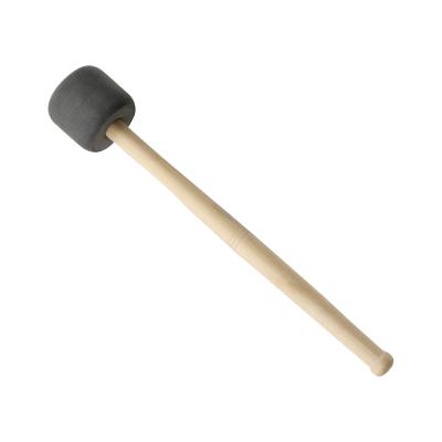 China Durable Best Seller Solid Foam Drum Ball Head Stick With White Oak Handle About 33cm for sale