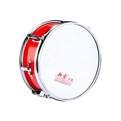 China High-Grade Paint Drum Trap Drum Body Stainless Steel Team Student Drum Trap 13/14 Inch Polyester Film for sale