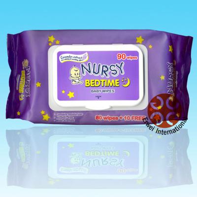 China eco-friendly & non-allergy factory directly supply 90pcs OEM baby skin care wet wipes for sale