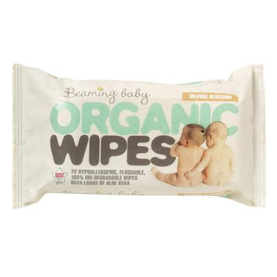 China eco-friendly & Non-Allergy 100% Biodegradable Bamboo Fiber OEM Organic Bamboo Wipes for sale