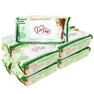 China Anhui Eco-friendly Yunzhiyu Organic And Biodegradable Natural Bamboo Baby Wipes for sale