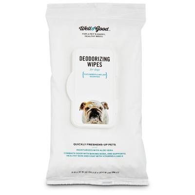 China eco-friendly & Non Allergy OEM Dogs Wet Towel Organic Material Pet Deodorization Custom Wipes for sale