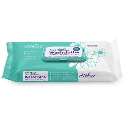 China eco-friendly & Non Allergy Hospital 2% Chlorhexidine Patient Towelettes Wet Adult Cloth OEM 72pcs Wipes with Aloe and Chamomile for sale