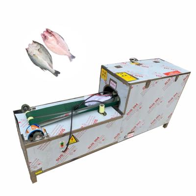 China Fish processing industries fish tartar removal opening belly machine fish intestine and scale cleaning processing machine for sale