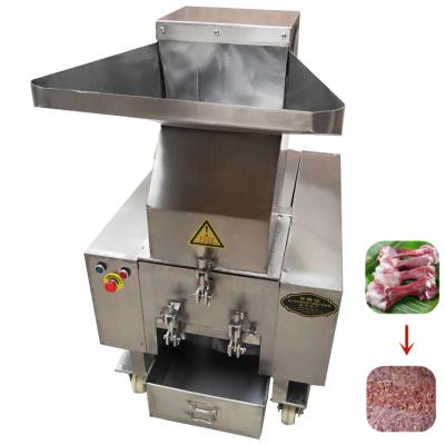 China Industrial Meat Processing Plants Pig Feed Cattle And Sheep Bone Mincer Crusher Crushing And Grinding Machine for sale