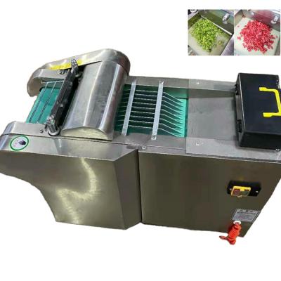 China High Efficiency Commercial Vegetable Cube Cutting Machine Green Chilli Cutter Machine for sale