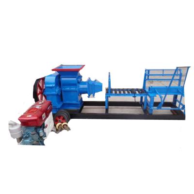 China Good Logo Red Brick Making Farms Diesel Engine Block Machine For Sale for sale