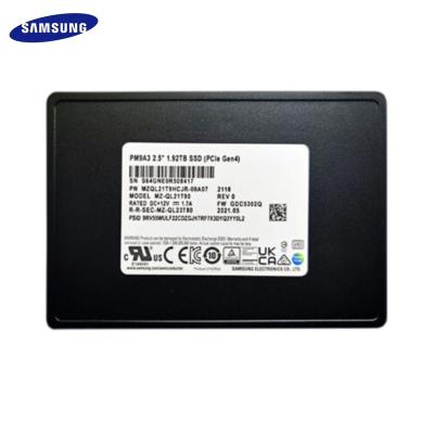 China Server Accessory Longjing SSD Drive PM9A3 PCIE4.0U.2 Solid State Drive PM9A3 7.68T U.2 Enterprise for sale