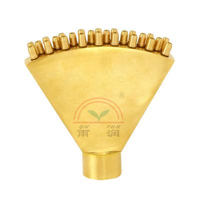 China Three Layers Finger Jet Nozzle Metal Brass Water Fountain for sale