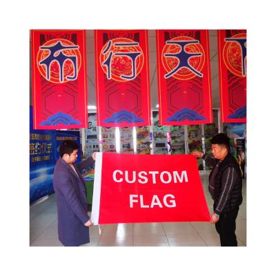 China Wholesale high quality indoor outdoor polyester custom flag eco-friendly waterproof 2022 exhibition for sale