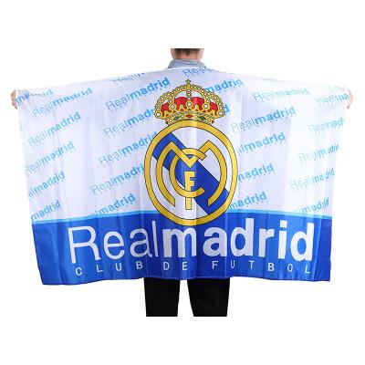 China China Factory Wholesale High Quality Waterproof Eco-friendly Football Digital Printing Flag For Different Clubs 3x5ft Body Flag With Sleeves for sale