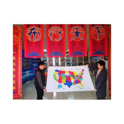 China Waterproof Eco-Friendly Manufacturers Direct Selling Customizable Performance American Flag Thin Map for sale