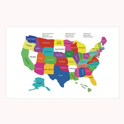 China Manufacturer Wide Application Wholesale Waterproof Eco-friendly American Flag High End Customized Map for sale