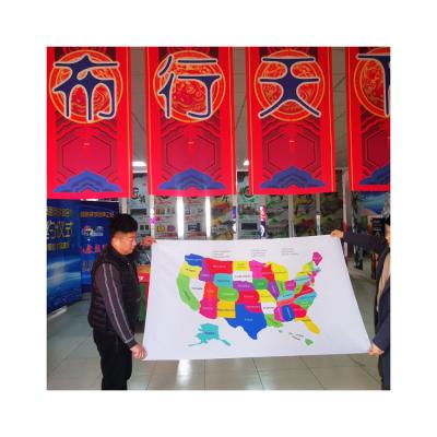 China Manufacturers Direct Selling Ornaments Waterproof Eco - Friendly American Flag Custom Printed Map for sale