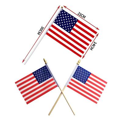 China Customizable Eco-friendly High Quality Waterproof Individual Countries Held Hand Signal Flag for sale