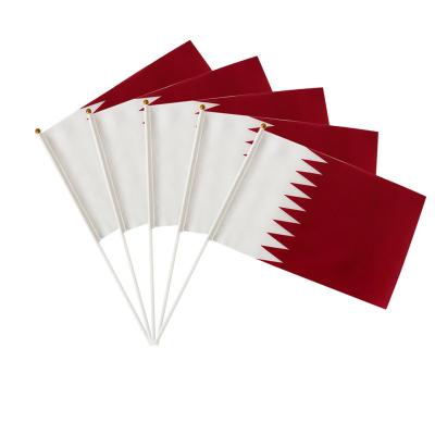 China Best Selling Pride Custom Hand Signal Flag Eco-friendly Waterproof For Qatar World Cup for sale