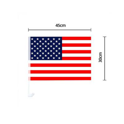 China Direct Wholesale Customizable Eco - Friendly Waterproof Hood Cover Car Flag For Activity Display for sale