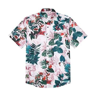 China Factory Wholesale Anti-pilling Summer Beach Hawaiian Men's T-shirts Printed Short Sleeve T-shirts Oversized Men's T-shirts for sale