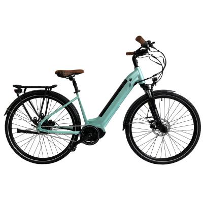 China Hot sale 36v 250w 2 seat aluminum alloy electric bicycle aluminum alloy front suspension city ebike witn battery for sale