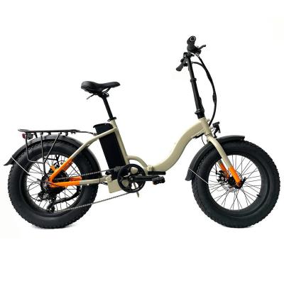 China Aluminum Alloy Price 20 Inch 500W 750W 48V 10AH 15AH 20AH Cheap Speed ​​Folding E Bike Fat Tire Electric Bike for sale